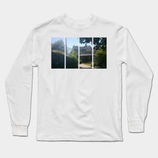 Sigmaringen castle in the Baden-Wurttemberg. Residence of the Hohenzollern earls and princes. It stands on the hill known as Castle Rock. Sunny summer day. Germany Long Sleeve T-Shirt